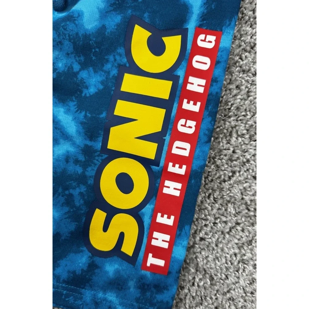 NEW Sonic The Hedgehog Sega Boys Sweat Shorts Casual‎ Medium 8